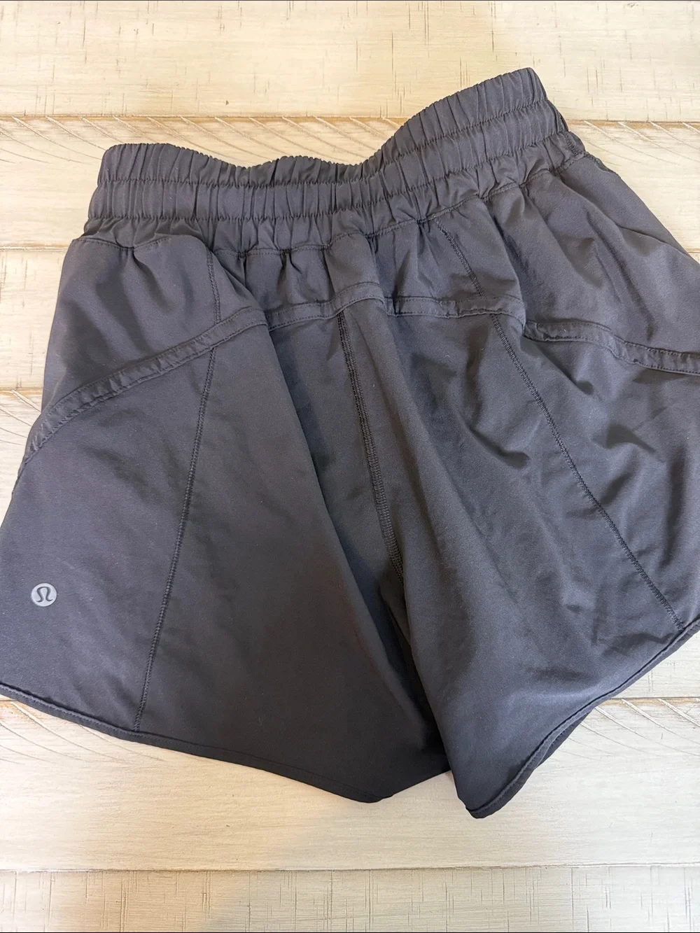 Lululemon Hotty Hot Lined Athletic Running Shorts Black SIZE 6 EUC